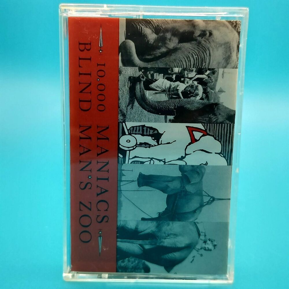 10,000 Maniacs Blind Man's Zoo Cassette 1989 Elektra/Asylum Records